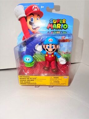 Nintendo Super Mario Ice Figure - Blue & Red